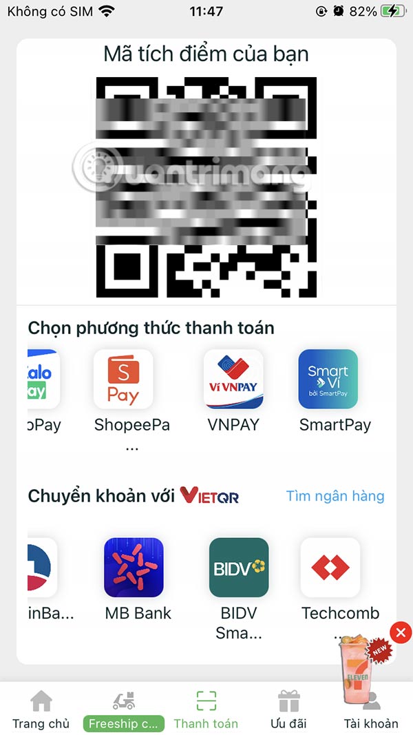 Hỗ trợ phương thức thanh toán 