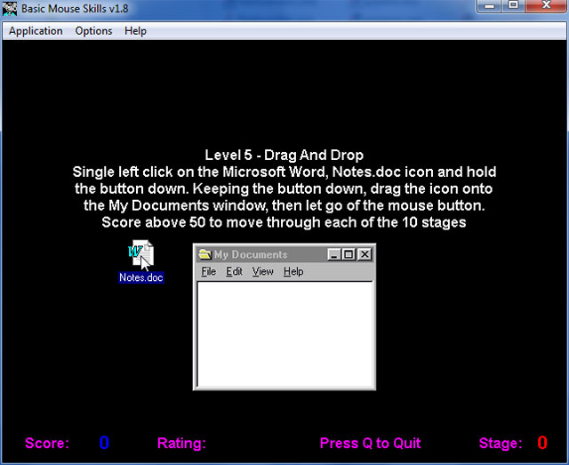 Screenshot 2 của Basic Mouse Skills