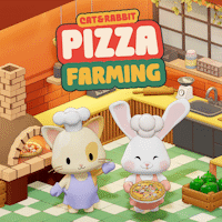 Cat&Rabbit Pizza Farming icon