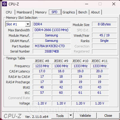 Screenshot 5 của CPU-Z