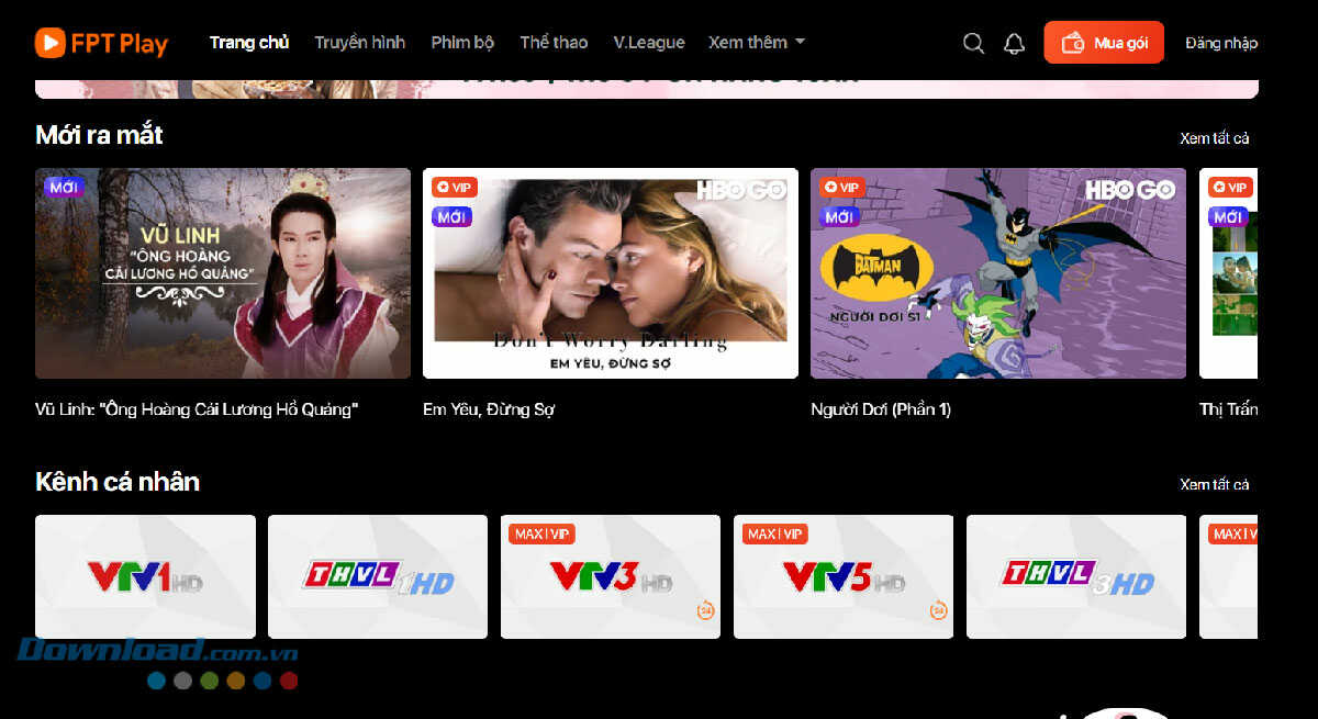 Screenshot 1 của FPT Play