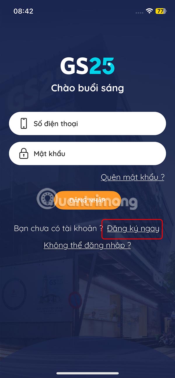 Giao diện GS25 VN
