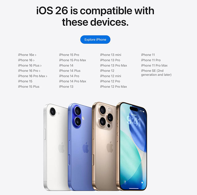 Screenshot 3 của iOS 2626.3.1Bản cập nhật iOS