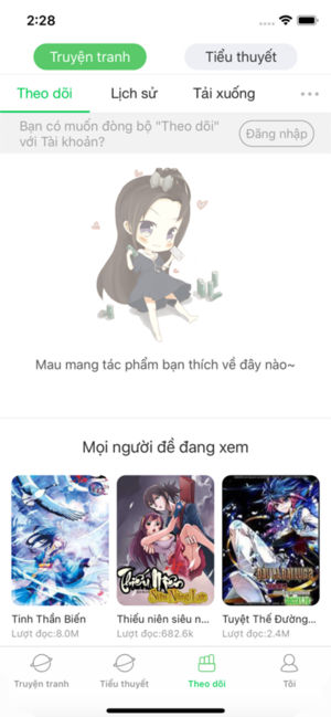 Screenshot 7 của Mê đọc truyện