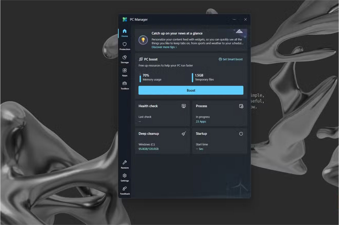 Screenshot 3 của Microsoft PC Manager