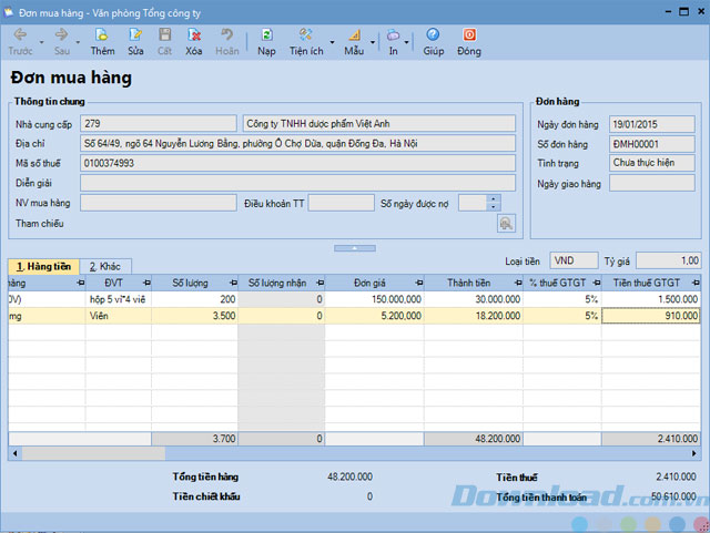 Screenshot 7 của MISA SME.NET 2026R