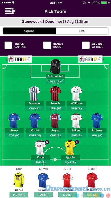 Screenshot 2 của Premier League