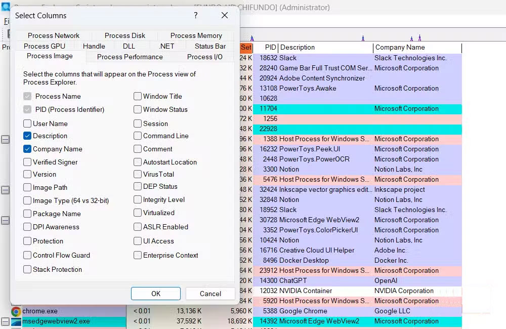 Screenshot 3 của Process Explorer