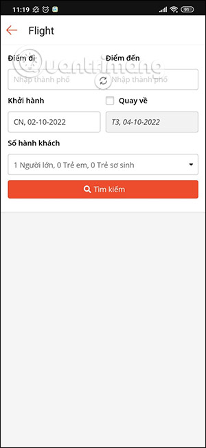Đặt vé may bay tại ShopeePay