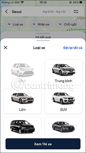 Thuê xe trên Skyscanner