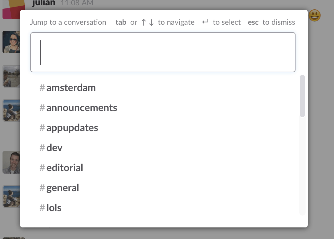 Bây giờ bạn sẽ chỉ nhìn thấy các channel mà bạn cần quan tâm mà thôi