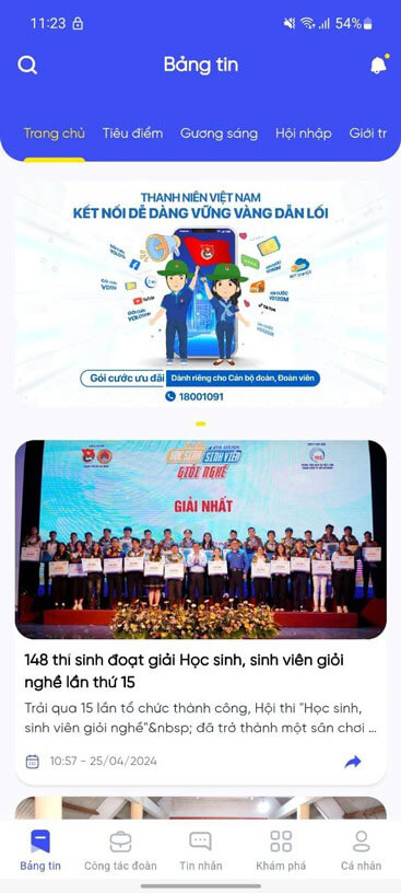 Screenshot 1 của Thanh niên Việt Nam