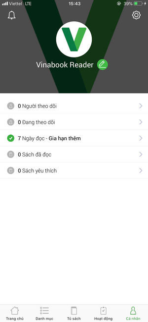 Screenshot 5 của Vinabook Reader