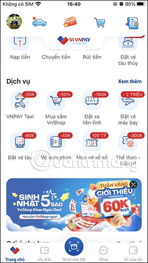Dịch vụ thanh toán trên VNPAY