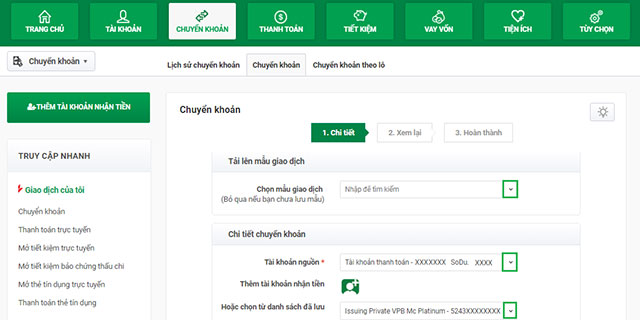 Screenshot 2 của VPBank NEONgân hàng điện tử VPBank